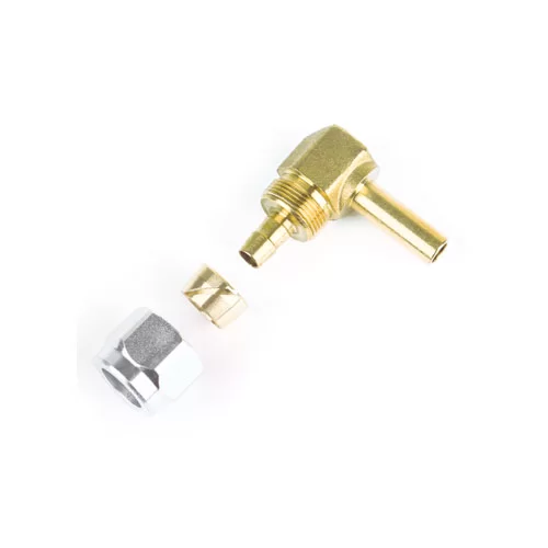 Asumgaz TP Dirsek Takımı 90° Ø8 / M16x1 / Ø8 - 1
